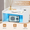 Smart Bedside Table with Adjustable Light Colors & Brightness