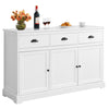 Buffet Sideboard Sideboard Cabinet w/ 2 Cabinets 3 Drawers Spacious Table Top