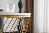 Round Nesting Coffee Tables Set Stacking Side Tables with Storage Drawer White