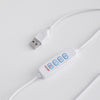 Dressing Table LED Bulbs Mirror Glass TopVanity Cabinet Make up Desk Stool Home