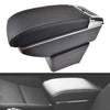 Dual Layer Armrest For Volkswagen Polo Mk4 2002 - 2009 Car Central Storage Box