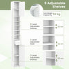 Tall Bathroom Cabinet Freestanding Storage Cabinet Organizer W/ Adjustable Shelf
