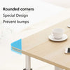 C-Shaped Mobile Table Sofa Over Bed Side Nightstand w/ Casters Height Adjustable