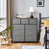 9 Drawer Chest of Drawers Fabric Dresser Bedside Storage Organizer Unit Bedroom