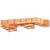 Swpsd Sofa Set Wooden 11 Piece Garden Furniture Set Patio Seating K9O0