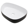 Irregular Ceramic Basin Sit-on Countertop Wash Basin Sink Bathroom Washing Bowl