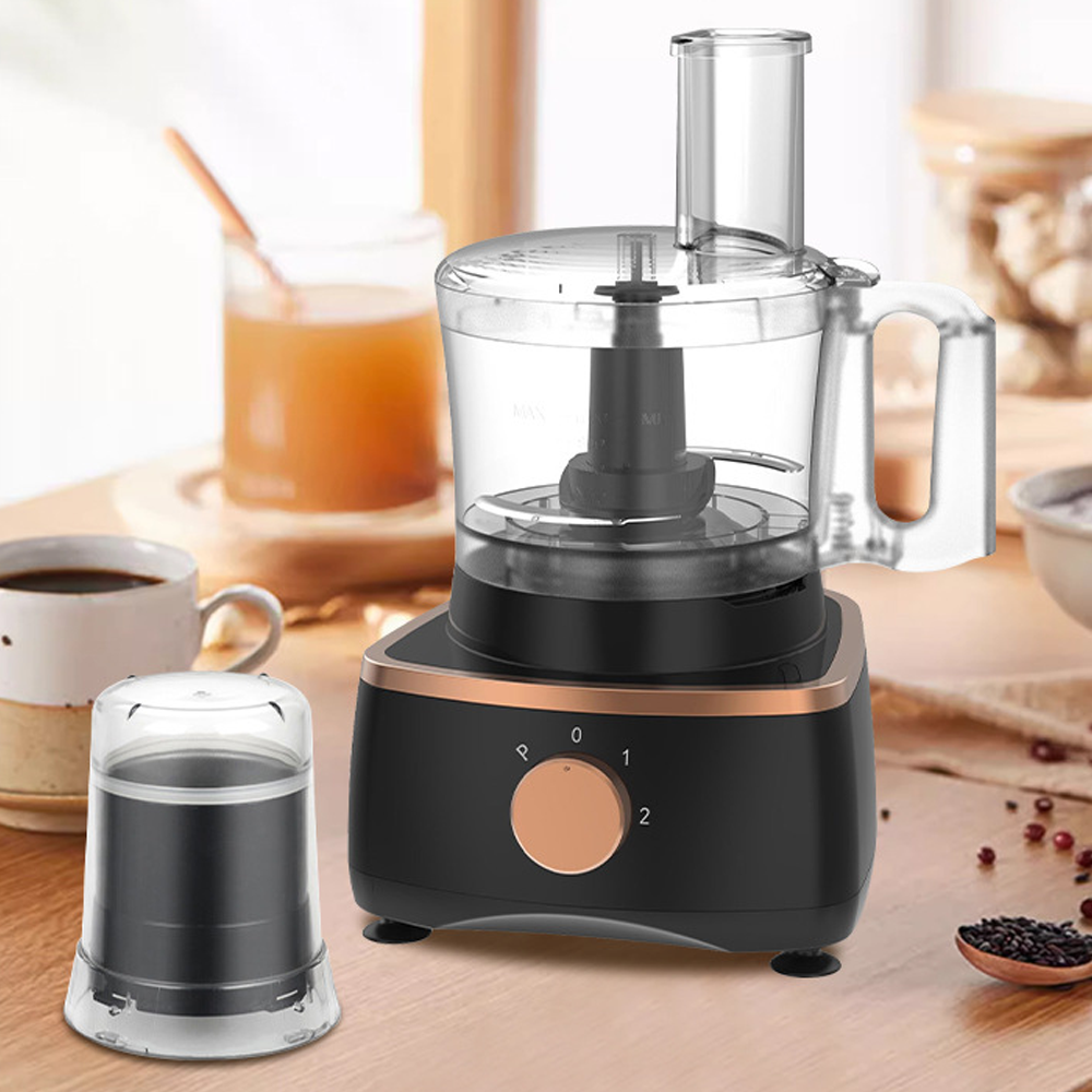 1000W Food Processor Blender 9-in-1 Chopper Juicer Dough Blade Shredder UK