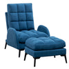 Nordic Recliner Sleeper Armchair Footstool Lounge Living Bedroom Sofa Chairbed