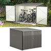 Large Outdoor Garden Bicycle Shed Bike Tool Storage Garage Lockable 4 Fxed Slots