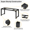 Tribesigns Modern Computer Desk, 63 x 23.6 inch Large Office Desk Computer Table