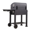 Outdoor Jr Smoker Barbecue Charcoal Portable BBQ Grill Camping Garden w/ Wheels