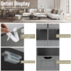 Bathroom Cabinet Floor Storage Cabinet Standing Cupboard w/1 Shelf &2 Drawers