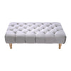 Deep Button Coffee Table Chesterfield Footstool Pouffe Velvet Stool Bench Seats