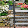 Iron Handrail Picket 4 or 5 Steps Stair Railing Hand Rail for Outdoor Garden UK