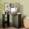 Dressing Table with LED Mirror Makeup Desk Vanity Table with 2 or 5 Drawers New