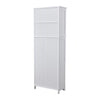 Bathroom 64'' Tall Cabinet Storage Cupboard Tallboy Free Standing Wood Furniture
