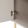 Dusk Evie Matte Taupe & Gold Effect Large Sideboard RRP £233