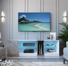 Mondeer 140cm Modern TV Stand Cabinet with RGB LED Lights & Remote Control