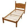 Corona Bed Frame Single Bed high or low Foot End Solid Pine Bed Furniture 3FT