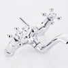 Luxury Bathroom Chrome Sink Bath Filler Tap Shower Mixer Taps with Hand Held