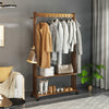 Heavy Duty Clothes Rack Rail Garment Stand Adjustable Shelves Portable Organizer