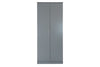 Rio Costa 2 Door Wardrobe Bedroom Furniture Storage Cupboard Light Grey