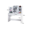 White Dressing Table with LED Hollywoo Mirror Modern Makeup Desk Vanity Table UK