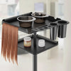Hair Salon Trolley Stand Adjustable Hair Coloring Beauty Salon Tool Cart