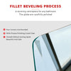Round Illuminated LED Bathroom Mirror with Demister Sensor 3 Color Lights 600mm
