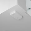 Modern TV Stand Storage Cabinet Unit High Gloss White with LED Lights 2 Drawers