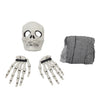 Men's Halloween Scream Horror Ghost Face Mask Hooded Costume Cosplay Fancy Dress