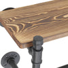 Industrial Pipe Clothing Garment Rack Wall Mounted Closet Rod Clothes Organizer