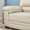 Italians 2/3 Seater Sofa Couch Settee Padded Arm Seat Furniture, Beige