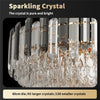 Dimmable Crystal Chandelier Ceiling Light Hanging Pendant Lamp Dining Room