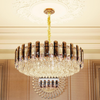 Modern Luxury round Crystal Chandelier: 40Cm 3-Tiers Ceiling Hanging Pendant Lig