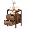 Bedside Table with Drawer Side Table End Table Nightstand Industrial