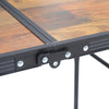 Folding Camping Table Portable Adjustable Aluminium Desk Picnic BBQ Carry Handle