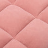 Orthopeadic Velvet Recliner Sofa Linen Tub Armchair Sleeper Chair with Footstool
