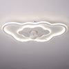 Modern LED Ceiling Fan with Light Dimmable Bedroom Living Room Cloud Fan Lamp UK