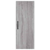Highboard Grey Sonoma 34.5x34x180 cm Engineered Wood vidaXL