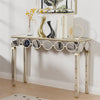Mirrored Console Table Glass Dressing Table Bedroom Bevelled Venetian Furniture