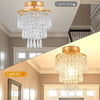 Modern Lamp LED Crystal Ceiling Light Pendant Chandelier Living Room Dining Room