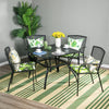 Patio Dining Set Outdoor Dining Sets Metal Patio Furniture for Garden Kitchen