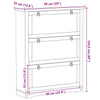 Gecheer Shoe Cabinet Hallway Shoe Storage Rack Shoe Organize Unit for C3U3