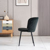 Dining Chairs Set of 2/4 Velvet Kitchen Chairs with Metal Legs