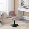 Dressing Table Stool Velvet Makeup Vanity Seat Dining Chair Metal Legs Rotatable