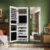 Wooden Wall Mounted Multi-Layer Shelf Jewelry Storage Cabinet, 370mm x 1100 mm