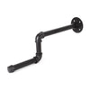 Wall-Mounted Clothes Rack Industrial Rail Iron Pipe Home Laundry Display Shelf