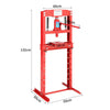 12 Tonne Industrial Manual Hydraulic Bottle Jack Shop Press 12T Workshop Bearing