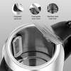 2200W 1.7L Electric Kettle Quiet Fast Boil Stainless Steel Jug Overheat Protect